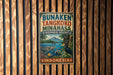 a sign for the Borneo Tengkoko Minahasa Biosphere Reserve in Indonesia.