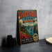 A vintage-style metal sign for Danyang Park, the Republic of Korea, featuring a scenic landscape with mountains, water, and traditional Korean architecture.
