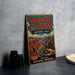 A vintage-style metal sign for the Grand Canyon National Park, featuring a scenic illustration of the canyon landscape.