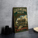 A vintage-style metal sign for the Green-Meltrim House in Georgia, featuring an illustration of the historic mansion surrounded by lush greenery.