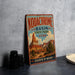 A vintage Kodachrome sign advertising Kodachrome Basin State Park in Utah, featuring a desert landscape with a mountain in the background.