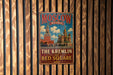 A vintage metal sign with the text "MOSCOW RUSSIA" and "THE KREMLIN and RED SQUARE" is displayed on a wooden wall.
