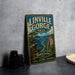 A vintage trail sign for Linville Gorge Trail in North Carolina, USA, featuring a scenic mountain landscape with a winding river.