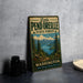 A vintage metal sign for Little Pend Oreille State Forest in Washington, featuring a scenic landscape with pine trees and a lake.