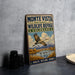 A vintage-style metal sign for the Monte Vista National Wildlife Refuge in Colorado, featuring an illustration of a crane in flight over a scenic landscape.