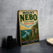 A vintage-style metal sign for Mount Nebo State Forest in Maryland, featuring a scenic mountain landscape and the text "SCenic Beauty - Outdoor Adventure Explore & Enjoy!".