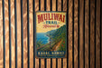 A vintage metal sign for Muliwai Trail in Kauai, Hawaii, featuring a scenic coastal landscape with a path leading to the beach.