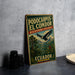 A vintage-style sign for the podscarpus-el condor biosphere reserve in Ecuador, featuring a bird in flight and a lush, green landscape.