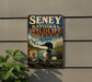 A vintage-style metal sign for Senney National Wildlife Refuge in Michigan, featuring an illustration of a loon and various wildlife elements.