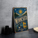 A vintage-style metal sign with a lake and sun illustration, featuring the word "MINNESOTA" prominently displayed.