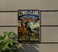 Lewis and Clark National Historic Trail Illinois Vintage Style Metal Sign, Historic Trail Marker Decor, Illinois History Sign