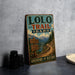 A vintage-style metal sign for the Lolo Trail in Idaho, featuring a scenic mountain landscape and trail information.