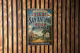 A vintage-style metal sign that reads "HISTORIC OLD SAN ANTONIO ROAD LOUISIANA" is displayed on a wooden wall.