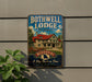 A vintage-style metal sign for the Bothwell Lodge, a historic lodge in Missouri, with a picture of the lodge and the text "A Step Back in Time" and "Established 1935".