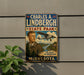 A vintage-style metal sign featuring a portrait of Charles A. Lindbergh, the famous aviator, and the text "Charles A. Lindbergh State Park - Minnesota - The Spirit of Adventure".