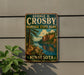 A vintage metal sign for George H. Crosby, Minnesota State Park, featuring a scenic landscape with a lake and mountains.