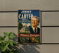 A vintage-style metal sign featuring a portrait of a man, with text promoting a political campaign for Jimmy Carter, the former President of the United States.
