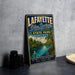 A vintage-style metal sign for Lafayette Blue Springs State Park in Florida, featuring a scenic illustration of the park's natural surroundings.
