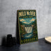 A vintage-style metal sign for Milo Mciver State Park in Oregon, featuring a scenic illustration of a waterfall and forest landscape.