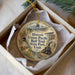 A decorative ornament in a box, featuring an illustration of a train and a scenic landscape, with the text "Historic Union Pacific Rail Trail State Park, Utah" prominently displayed.
