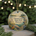 A decorative ornament featuring a scenic landscape of a lake surrounded by mountains, with the text "Glacial Lakes State Park, Minnesota" prominently displayed.
