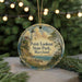 A round ornament with a lighthouse and a coastal scene, featuring the text "Point Lookout State Park, Maryland".