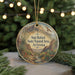 A circular ornament with a desert landscape and a bird in flight, featuring the text "San Rafael State Natural Area, Arizona".