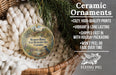 Ceramic ornaments, featuring a ceramic ornament with a bird and a wicker basket, along with text describing the ornament's features and benefits.