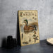 A metal sign displaying an illustration of an American wigeon, along with various bird illustrations and text.