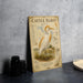 a metal sign with a detailed illustration of a Cattle Egret, a large wading bird, standing in a grassy field. The sign provides information about the species, including its size, habitat, and behavior.