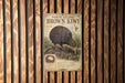 a sign for the North Island Brown Kiwi, which is a bird native to New Zealand. The sign provides information about the bird, including its appearance, habitat, and conservation status.