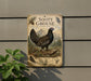 a sign for the Sooty grouse, a bird species native to North America. The sign displays a detailed illustration of the bird and includes text that identifies it as a Family Phasianidae species.