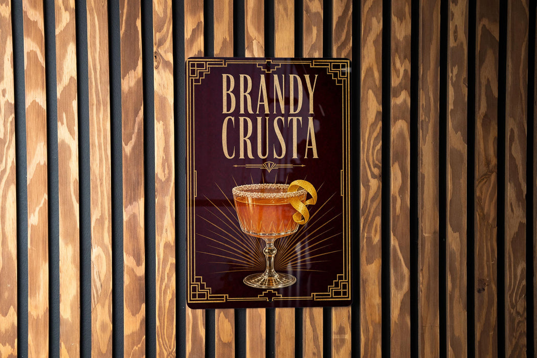 A sign for "Bandy Crusta" is displayed on a wooden wall.