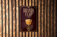 A sign for "Bandy Flip" is displayed on a wooden wall.