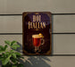 A sign for "Hot Italian" is displayed on a wall, featuring an illustration of a hot beverage in a glass.