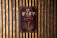 A poster for "Rye Manhattan" cocktail, featuring a glass of the drink and decorative elements.