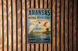 Aransas National Wildlife Refuge Texas Vintage Style Metal Sign Coastal Wildlife Park Decor Gift