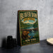 A vintage-style metal sign for Beaver Dam State Forest in New York, featuring a beaver and a scenic landscape.