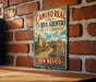 A vintage-style poster advertising Camino Real, the historic corridor in Tierra Adentro, New Mexico.