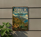 A vintage-style metal sign with the text "CULTURAL LANDSCAPE OF SERRA DE TRAMUNTANA SPAN" and "A UNESCO WORLD HERITAGE SITE" is displayed on a wall, with a plant to the left.