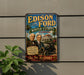 a vintage advertisement for Edison and Ford, promoting their Winter Estates in Florida.