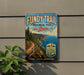 a vintage trail sign for the Fundy Trail in New Brunswick, New Brunswick, Canada.
