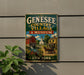 a vintage-style sign for the Genesee Country Village & Museum, which is located in New York.