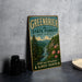 A vintage-style metal sign for the Greenbrier State Forest in West Virginia, featuring a scenic illustration of a forest and a river.