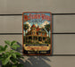 A vintage-style metal sign for the McFaddin-Ward House, a historic landmark in Beaumont, Texas, built in 1906.