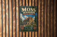 A vintage-style metal sign for the Moss mansion in Billings, Montana, featuring an illustration of the mansion and the text "Moss mansion Billings, Montana" and "Historic Treasure".