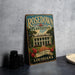 A vintage-style sign for "Rosedown Plantation" in Louisiana, featuring a large illustration of a plantation house surrounded by trees and flowers.