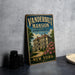 A vintage-style sign for the Vanderbilt Mansion, a historic site in New York, featuring an illustration of the mansion surrounded by trees and flowers.