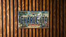 A license plate from North Carolina, with the text "CHARLOTTE" prominently displayed.