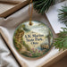 A decorative ornament with a scenic landscape featuring a path, a bridge, and a body of water, along with the text "A.W. Marion State Park, Ohio".